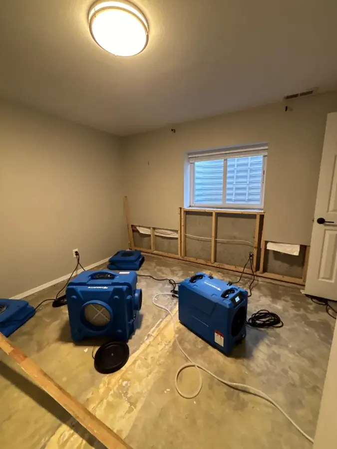 A ceiling opened after a roof leak in a Coachella Valley home