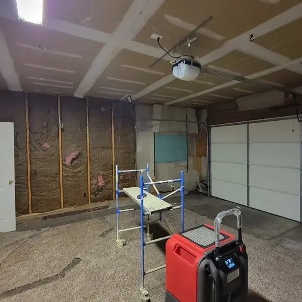 AC condensate leak staining a ceiling in a Coachella Valley home
