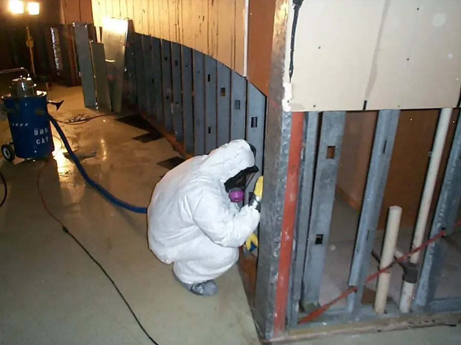 Mold growth checked in the corner of a Rancho Mirage room