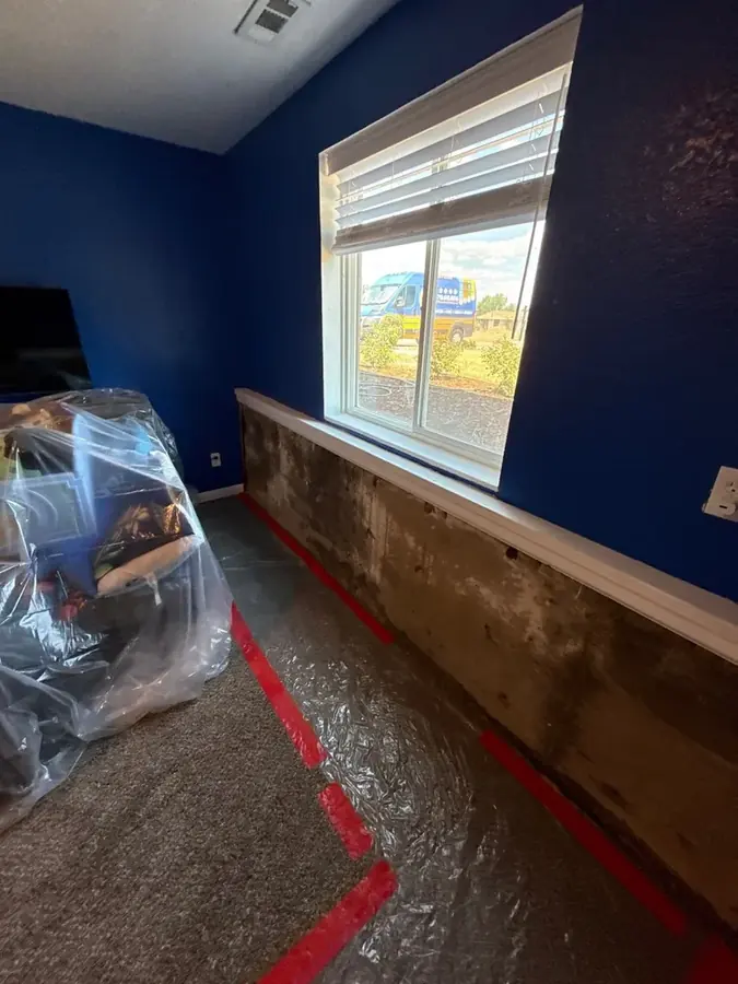Pool and spa overflow flooding a patio and casita in Rancho Mirage